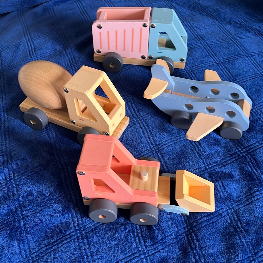 Wood toy construction site absolutely adorable